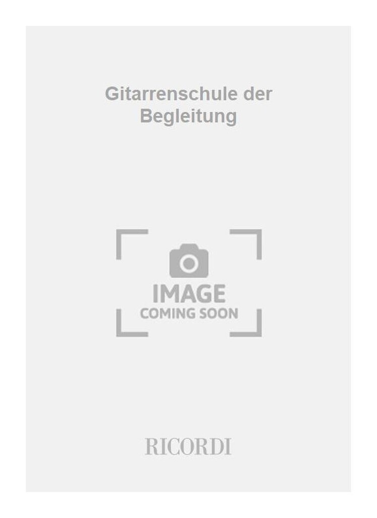 Gitarrenschule der Begleitung